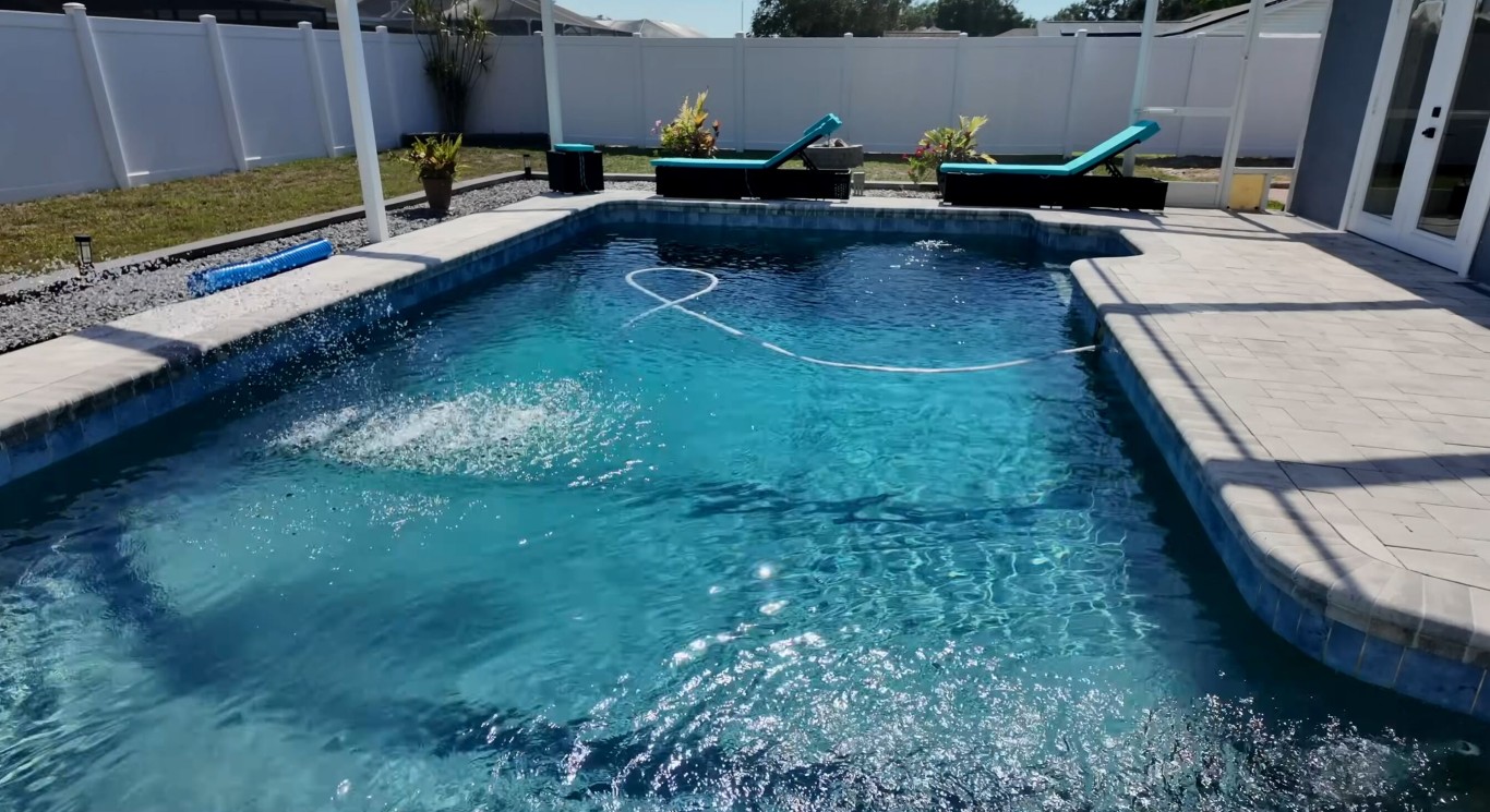 Crystal clear residential pool water guaranteed with professional cleaning in Newport Beach, CA